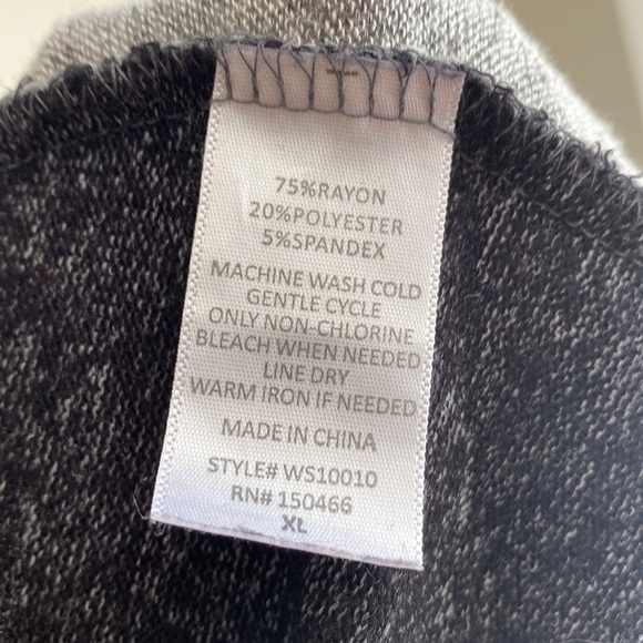 Mix by 41 Hawthorn Womens XL Color Block Open Cardigan - Picture 4 of 4